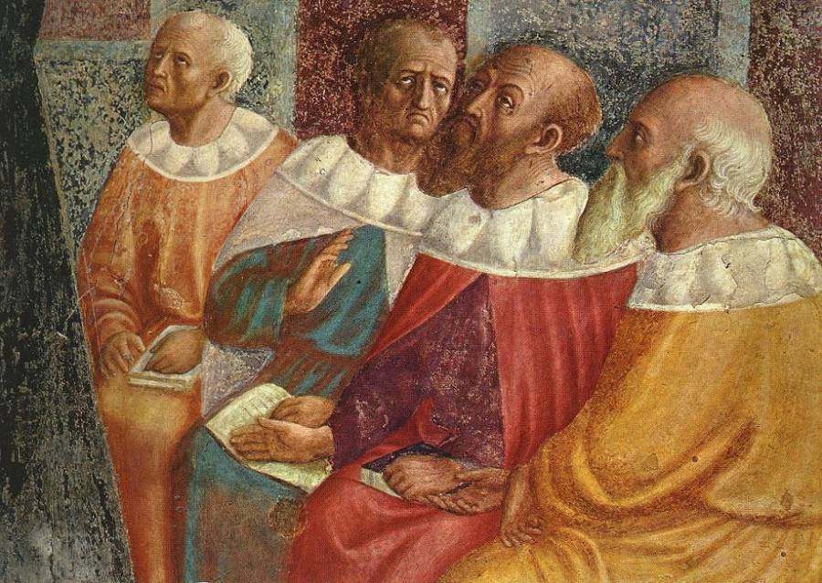 Masolino - Les philosophes d-Alexandrie (detail).jpg